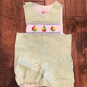 Sailboat shortalls